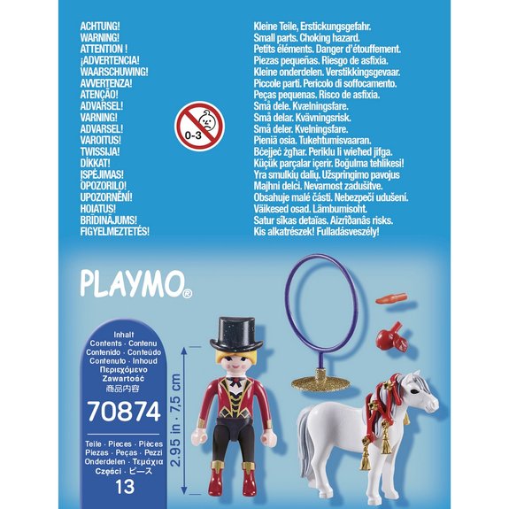 Artiste avec poney - Playmobil Spécial Plus 70874