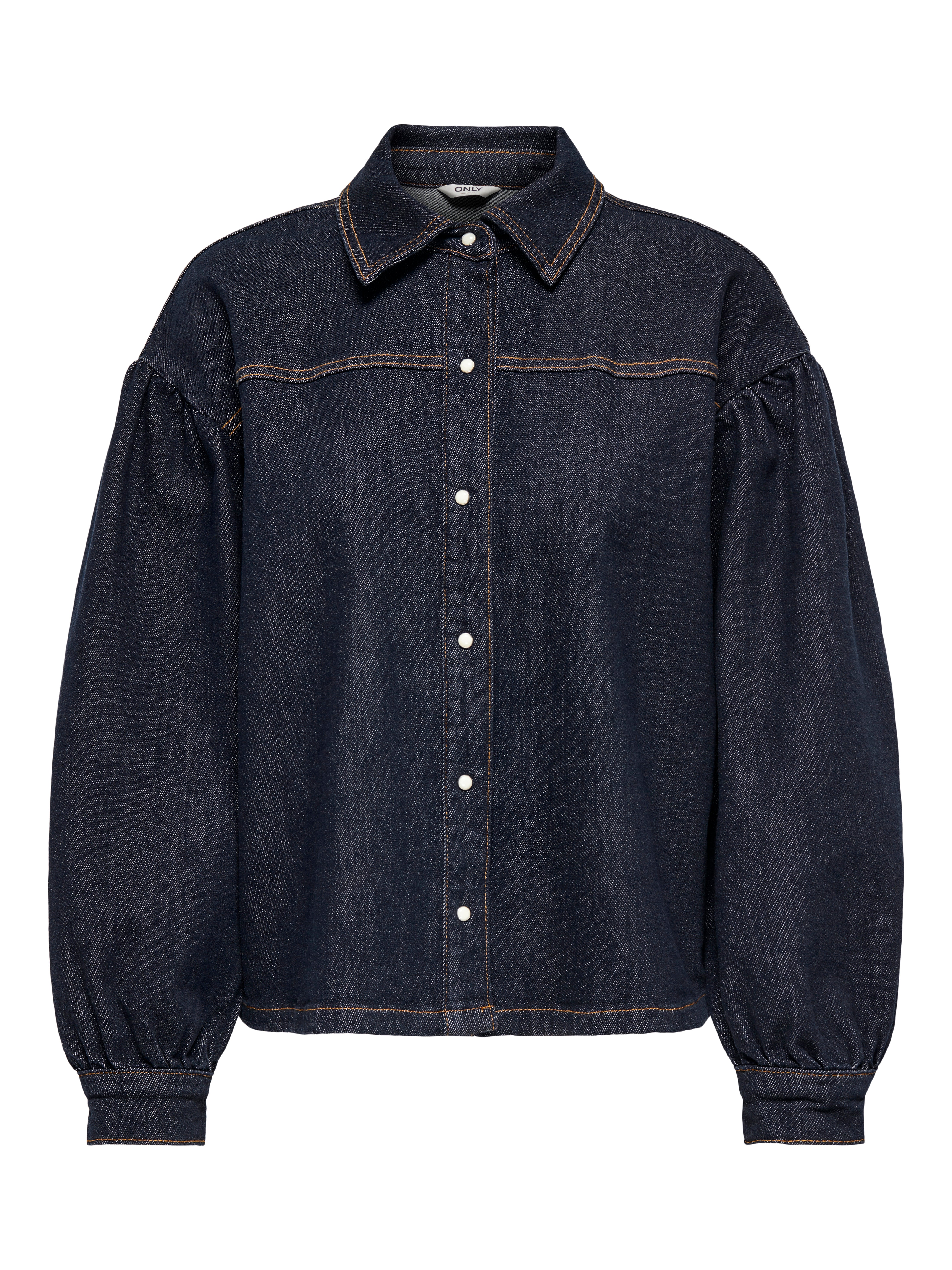 ONLNORELA Jeanshemd Dark Blue Denim