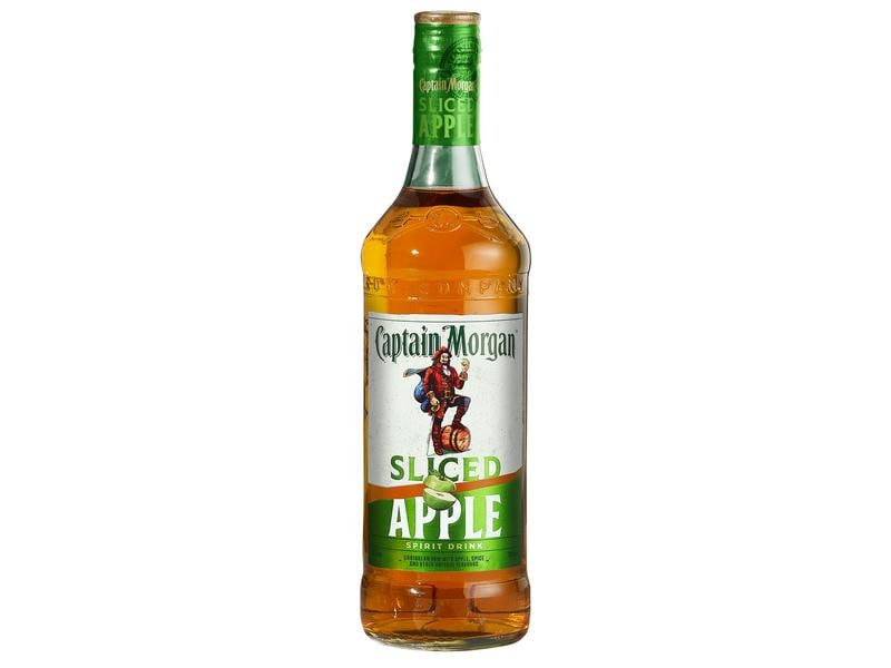 Captain Morgan Rum Sliced Apple 0.7 l Hochprozentige Spirituosen Spezialität mit knackigem Apfelaroma