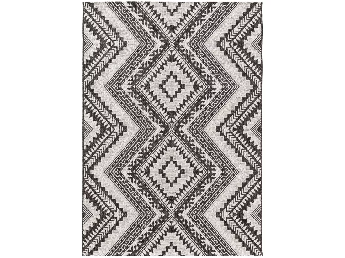 Tapis d'extérieur & intérieur Cleo Noir 160x230 cm