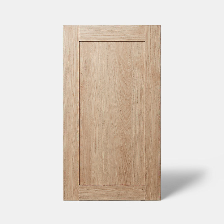 Porte de meuble de cuisine Alpinia décor chêne mat l. 50 cm x H. 90 cm GoodHome