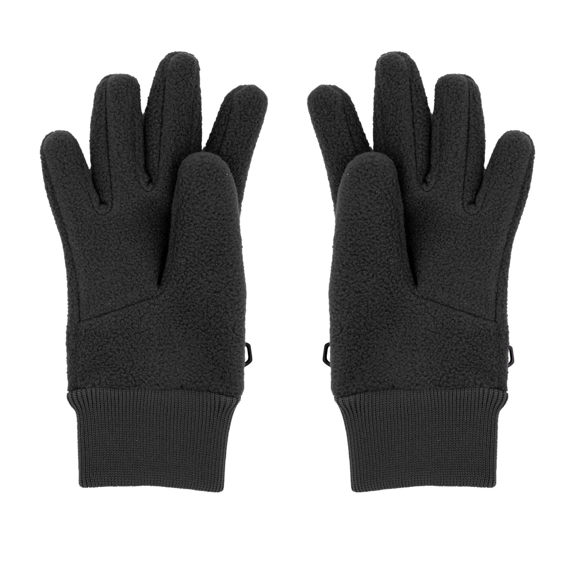 MAXIMO Fleecehandschuhe Boucle-Optik, Strickbündchen, basic, weich, für alle Aktivitäten