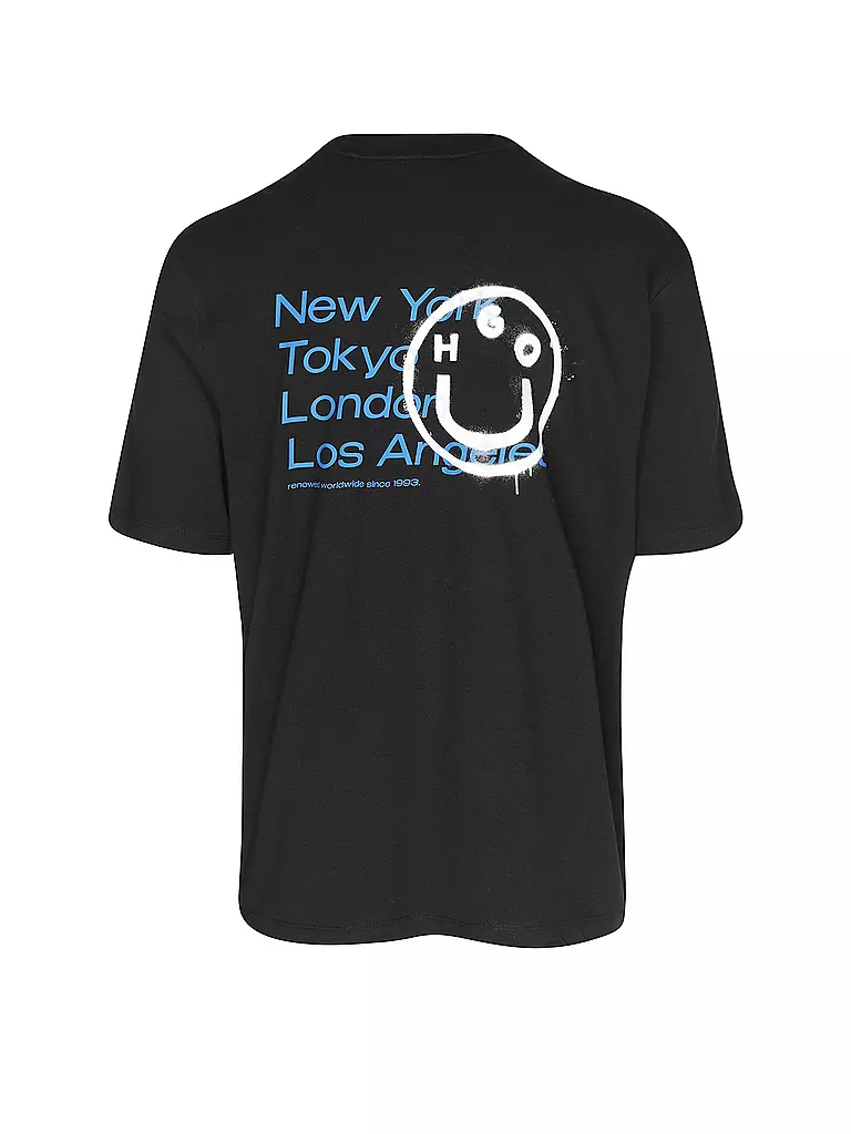HUGO T-Shirt NUGOYORK schwarz
