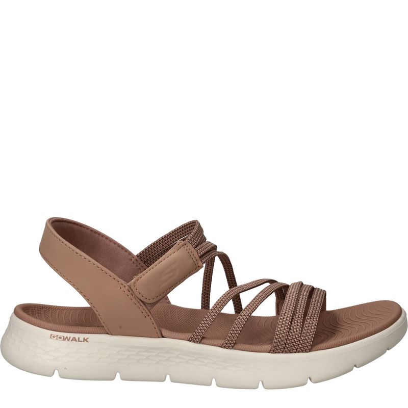 Skechers Go Walk Flex Sandalen Taupe Dames