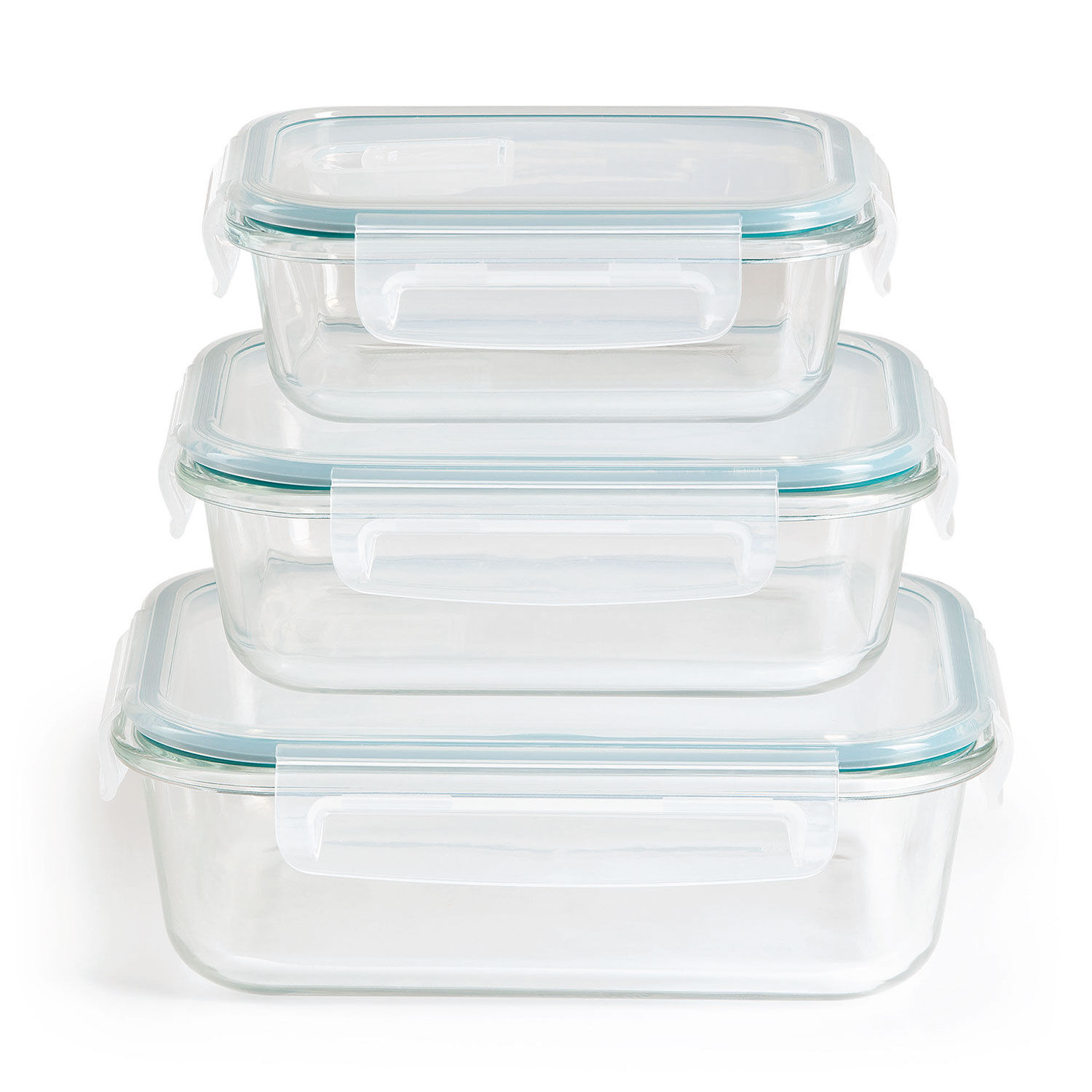Gourmetmaxx Frischhaltedosen Klick-It 3-er Set
