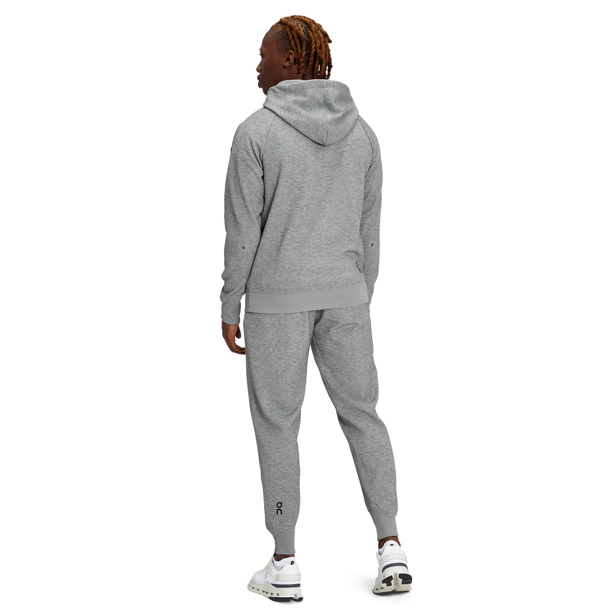 Hoodie Herre Grey