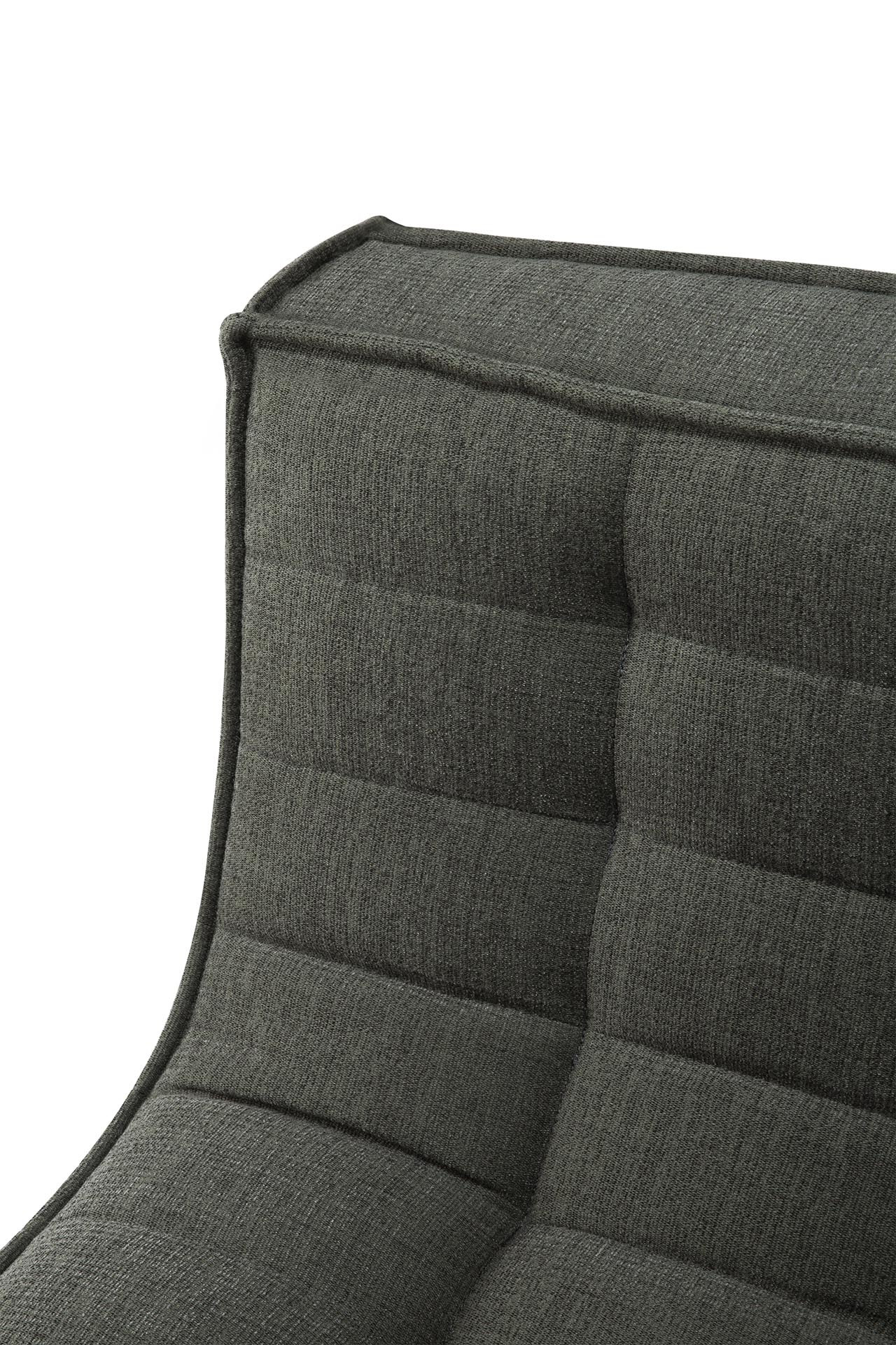 Sofa N701 - 90° vierkant hoekelement - eco stof moss green