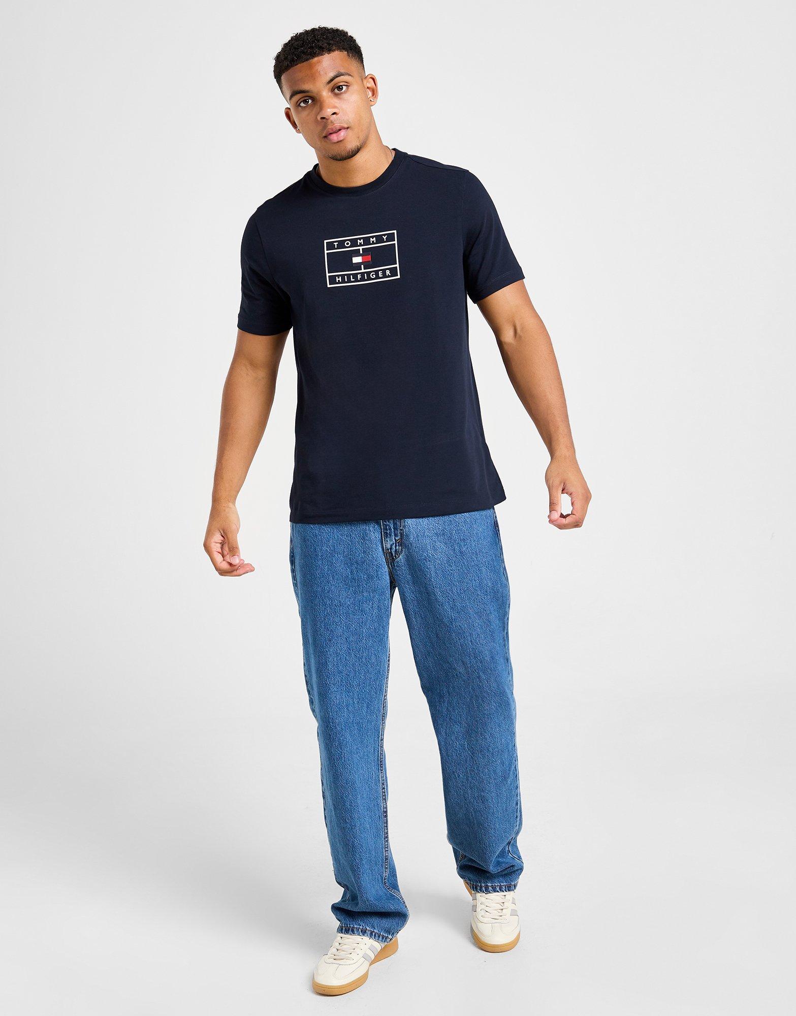 Tommy Hilfiger T-shirt Large Flag Graphique Homme