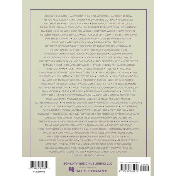 Music Sales Beatles Complete for Guitar