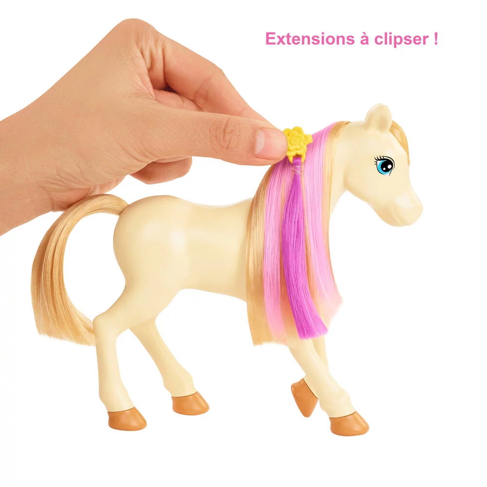 BARBIE COFFRET TOILETTAGE DES CHEVAUX