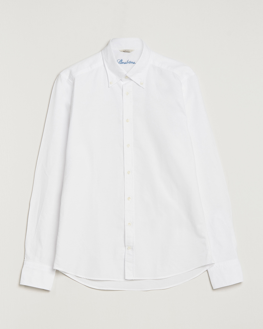 Stenströms Slimline Oxford Shirt White