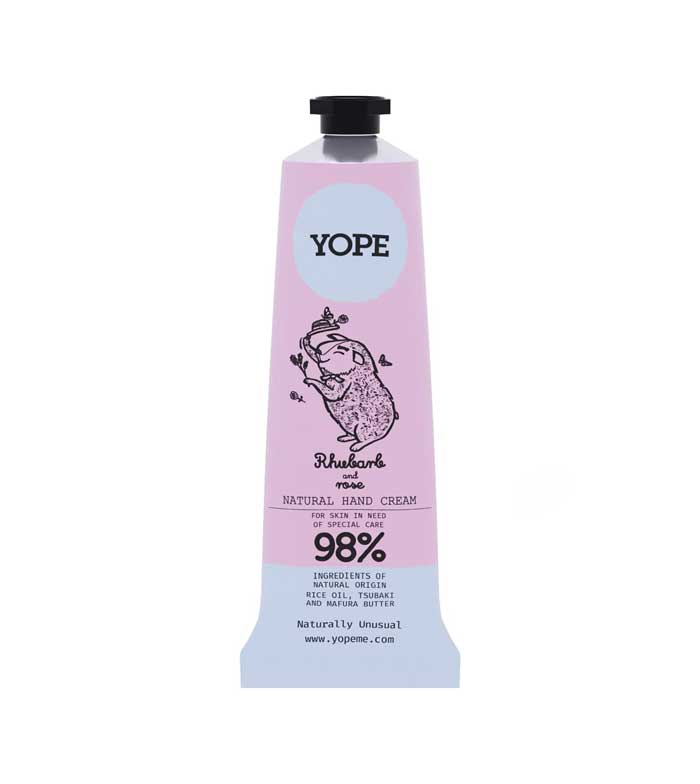 Yope - Creme para as Mãos com Ruibarbo e Rosa