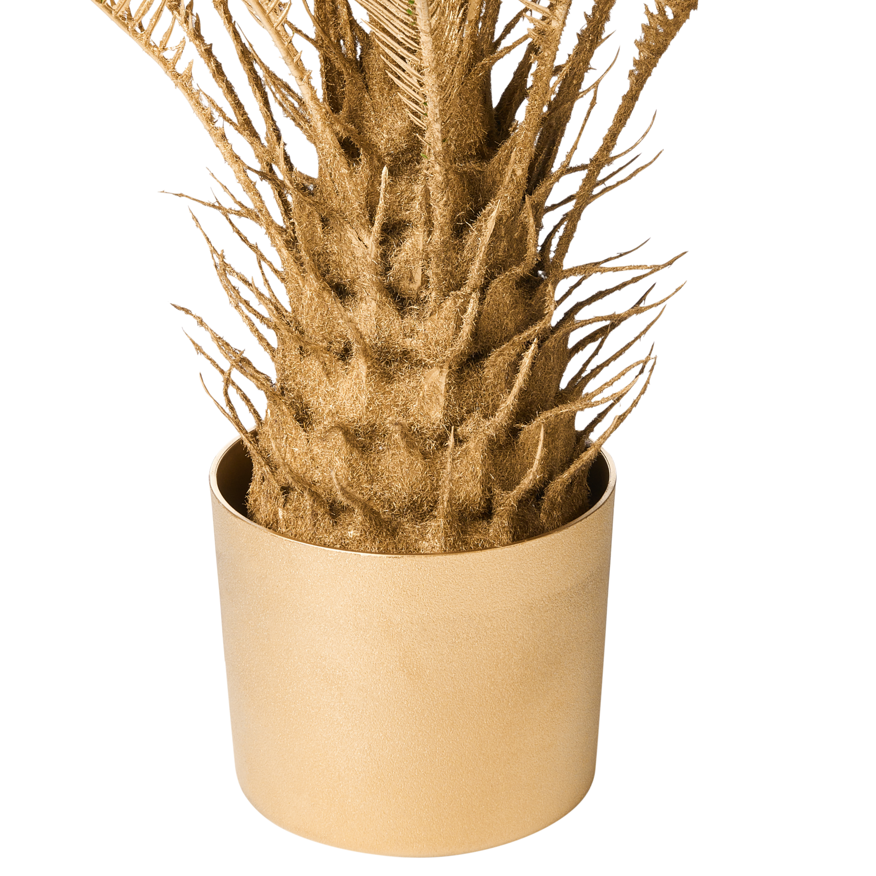 Beliani - ARECA PALM - Kunstplant - Goud - 70 cm - Kunststof