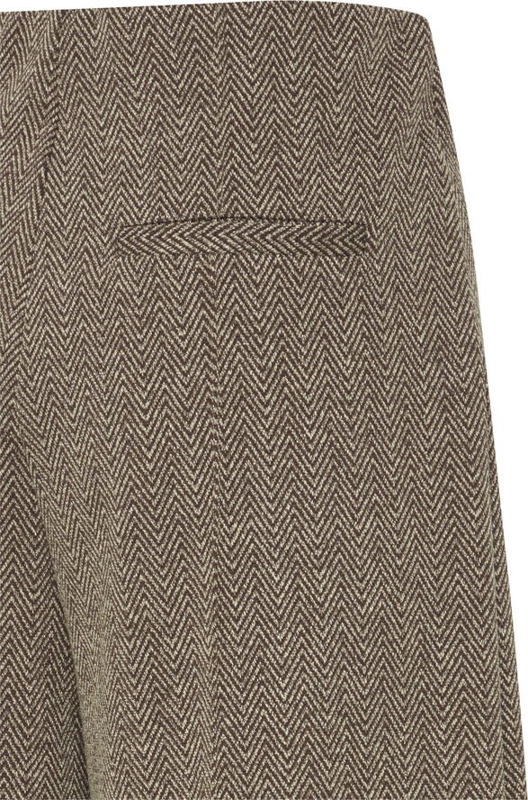 ICHI IHKATE JACQUARD PA9 Java/almond milk herringbone