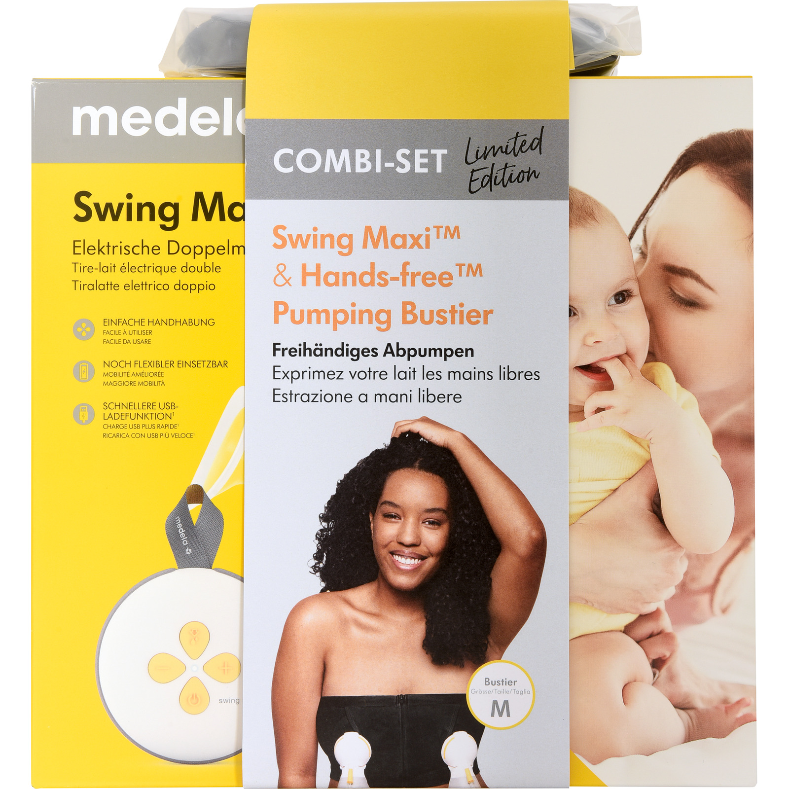 Medela Swing Maxi Pumpe & Hands-free BH M
