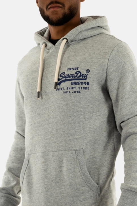 Sweat superdry classic vl graphic zuc athletic grey marl