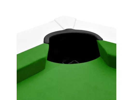 Table de billard convertible blanche tapis vert - Eddie