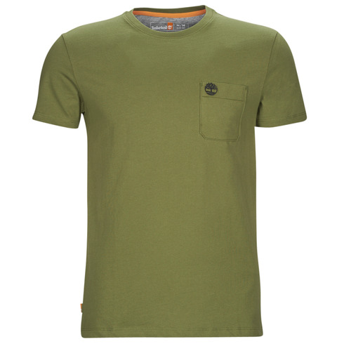 Timberland - SS DUNSTAN RIVER POCKET TEE SLIM - Kaki