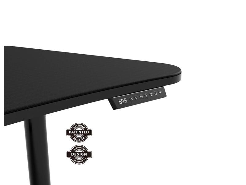 Arozzi Gaming Tisch Arena Moto Schwarz Motorisierte Version des originalen Arozzi Arena