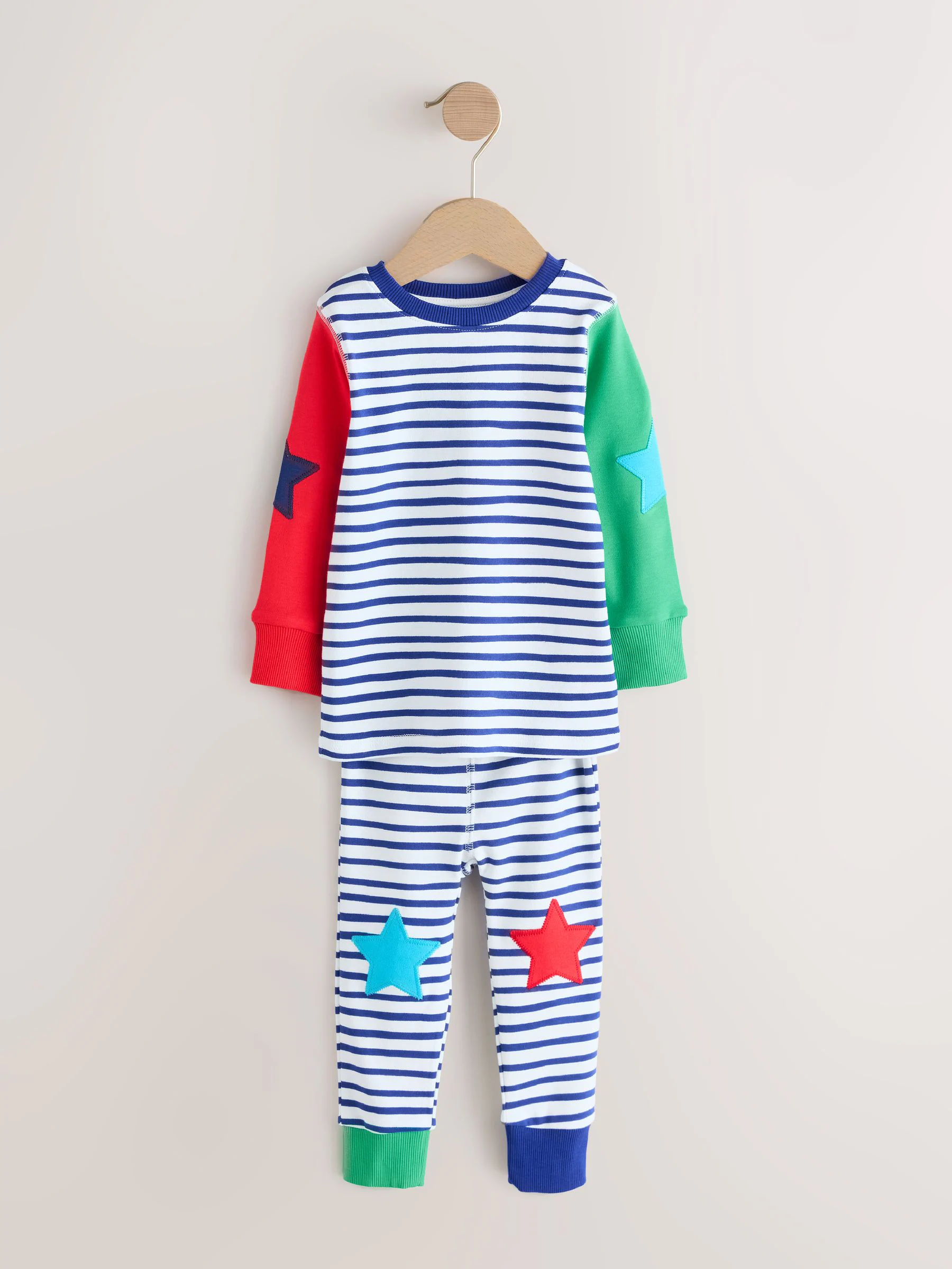 Meerkleurig sterren  - Verpakking van 3 knusse pyjama's (9 mnd-10 jr)