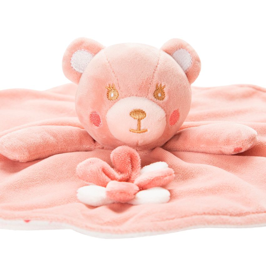 Doudou plat ours - Multicolore