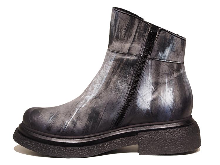 Papucei Shine Black Grey