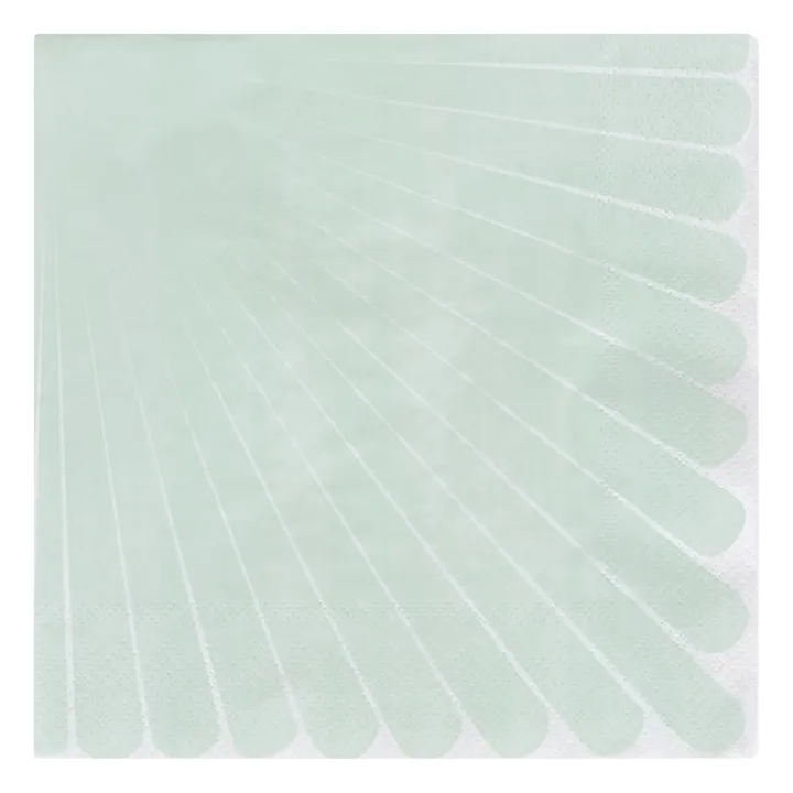 My Little Day Serviettes en papier Pastel - Lot de 20 | Vert pâle
