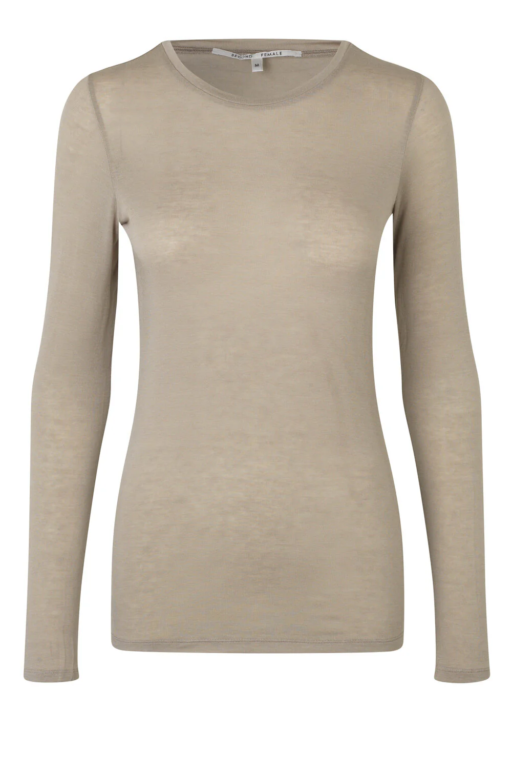Second Female  Matima O-Neck langærmet t-shirt - Roasted Cashew