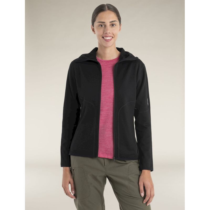 560 RealFleece Elemental II LS Zip Hoodie - Polaire en laine mérinos femme