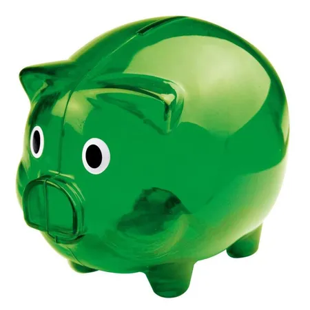 Macma Sparschwein transparent grün