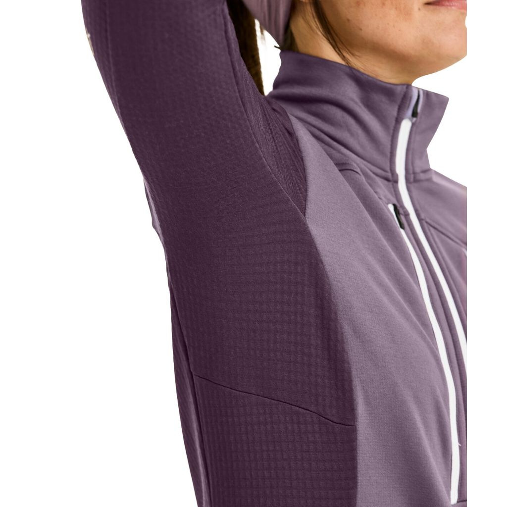 Fleece Grid Jacket W