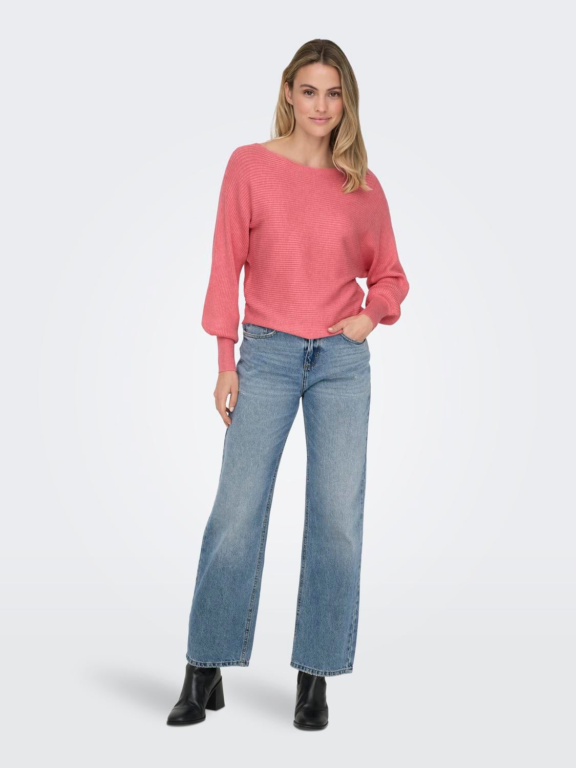 ONLADALINE Strickpullover Tea Rose