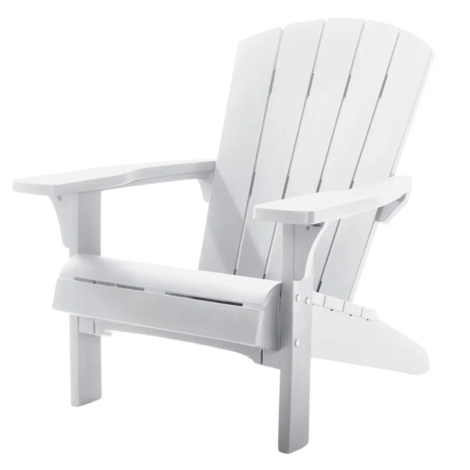 Keter Troy Adirondack Tuinstoel - 81x80x96,5cm - Wit
