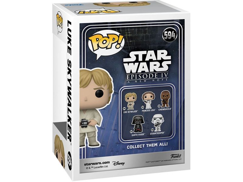 Funko Figur POP! Star Wars: Luke (594) Sammelfigur aus dem Star Wars-Universum