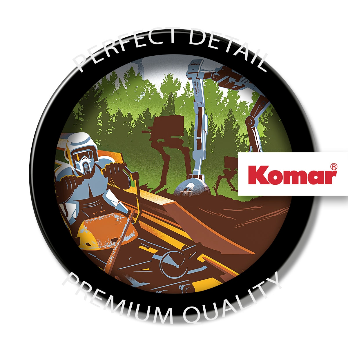 Komar Wandbild »Star Wars Defend the Empire« Disney Set, 1 Stk. tlg. 50 x 70 cm (Breite x Höhe) - Kinderzimmer, Dekoration
