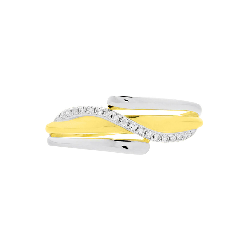 Bague Bodil Or Bicolore Diamant