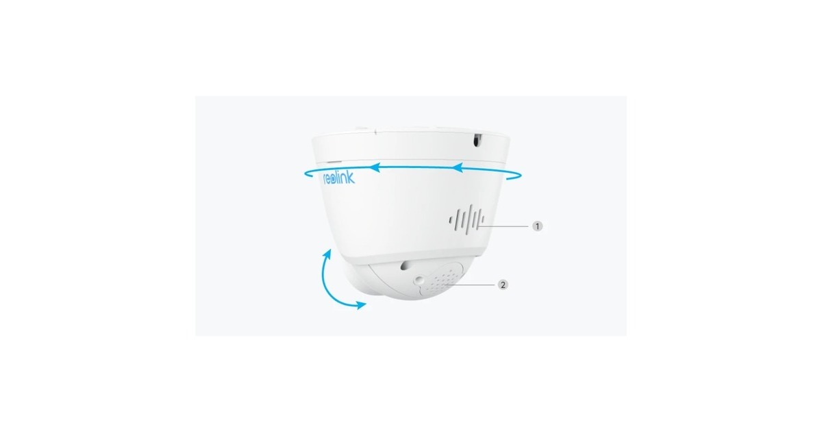 ReolinkP334 smart 4K UHD PoE beveiligingscamera  (Wit)