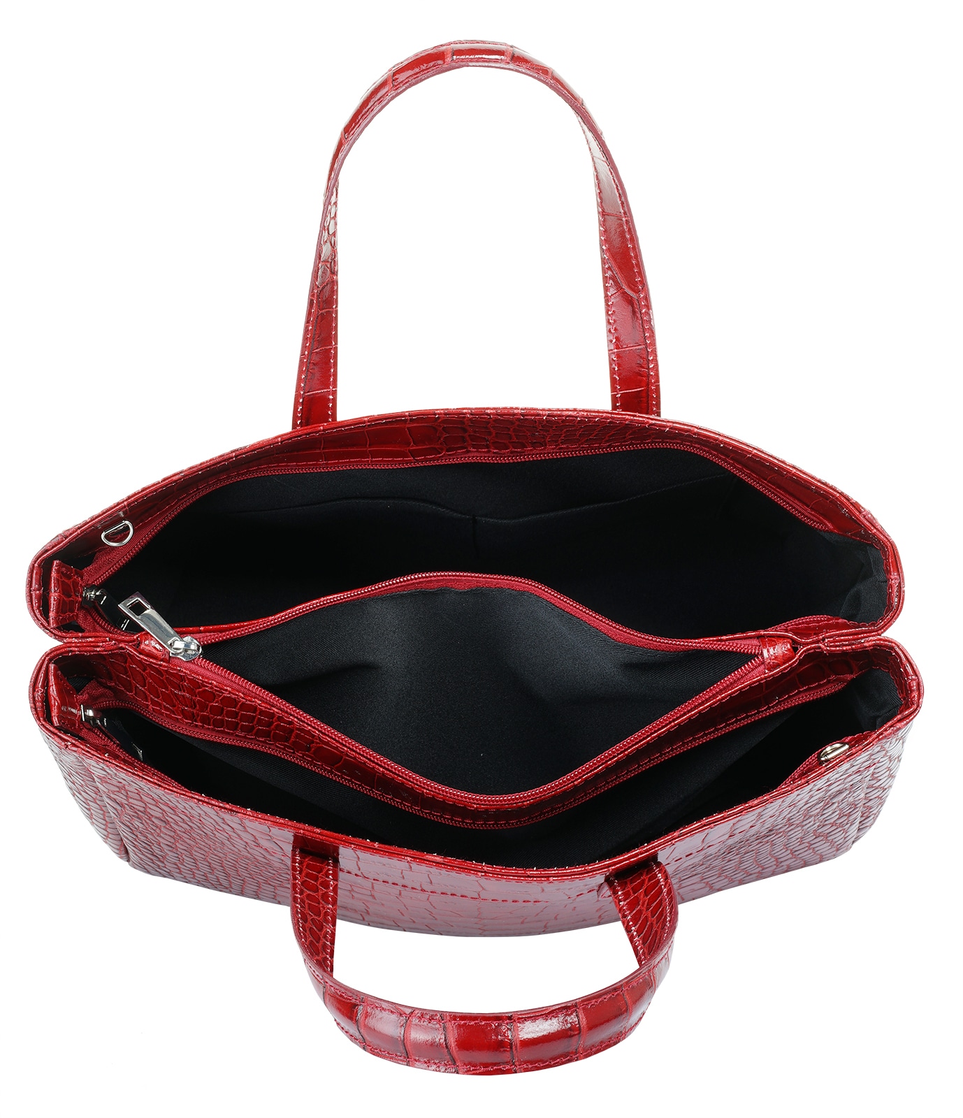 Cluty Henkeltasche echt Leder, Made in Italy