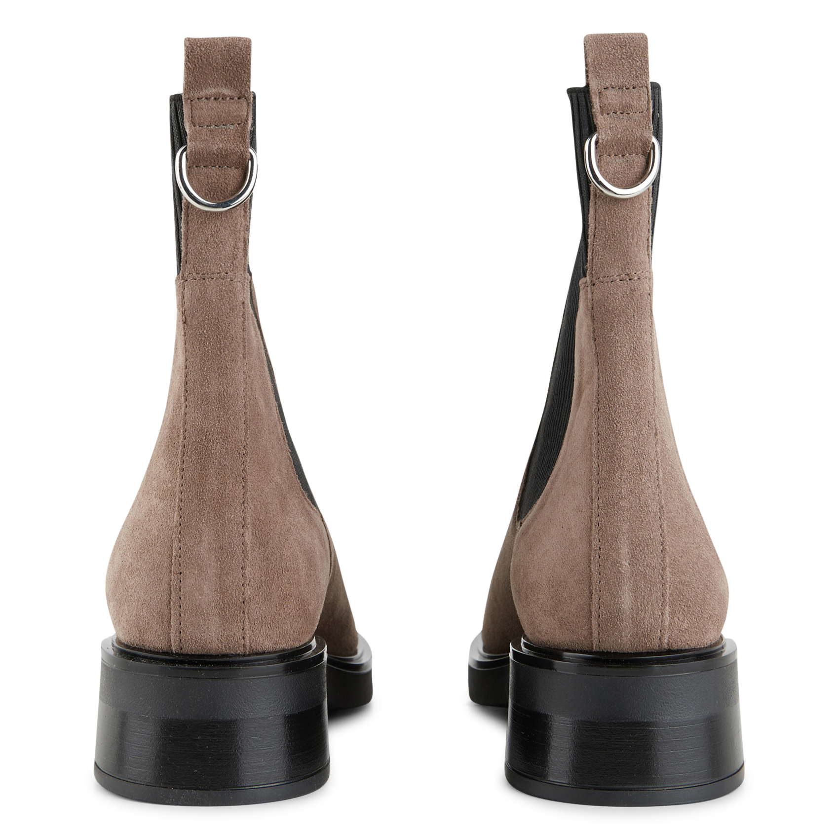 SYBILLE - Bottines en cuir velours | Beige