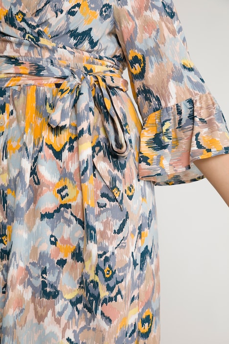 Bellieva-Midikleid, Stillfunktion, Blüten, 3/4-Arm