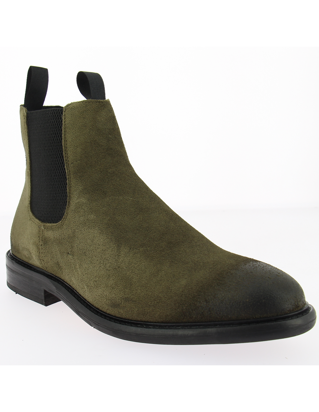 schmoove chelsea boots homme pilot chelsea cuir kaki