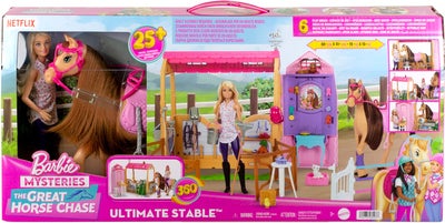 Barbie Ultimate Stall med Dukke & Hest