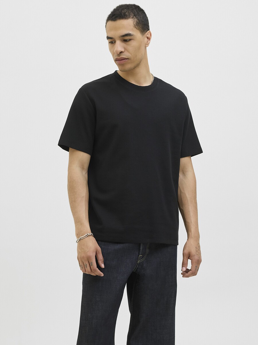 JACK & JONES<br>Camiseta estruturada de manga curta