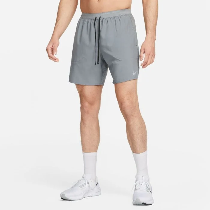 Nike Herre Shorts Dri-FIT Stride 7 Inch Brief-Lined Shorts Grå