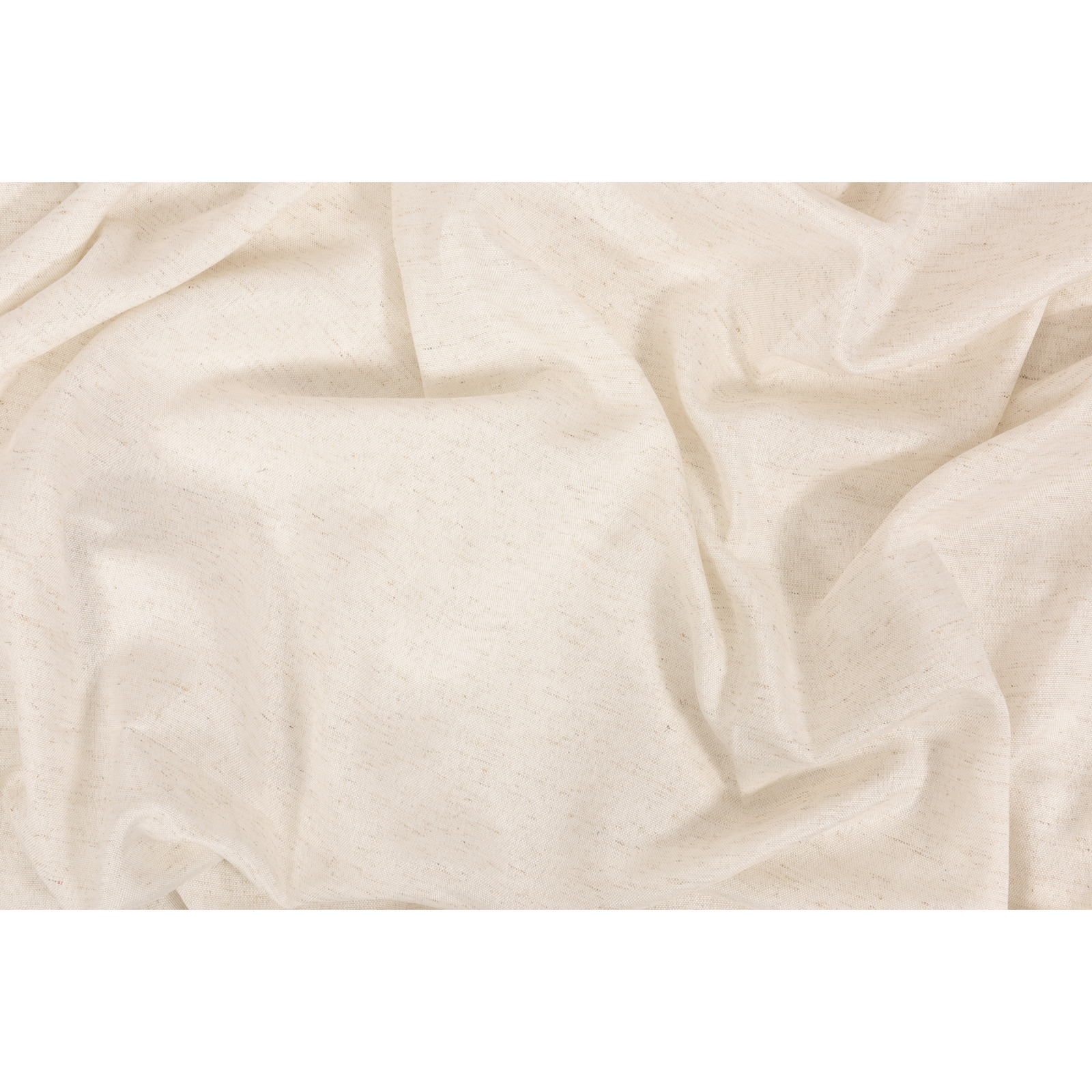 Fertigvorhang Leinenoptik 137 x 245 cm beige mit Universalband