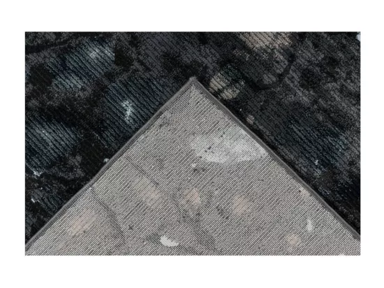 Tapis 170x120cm, design G308A coloris bleu pétrole - Confort et élégance pour votre intérieur