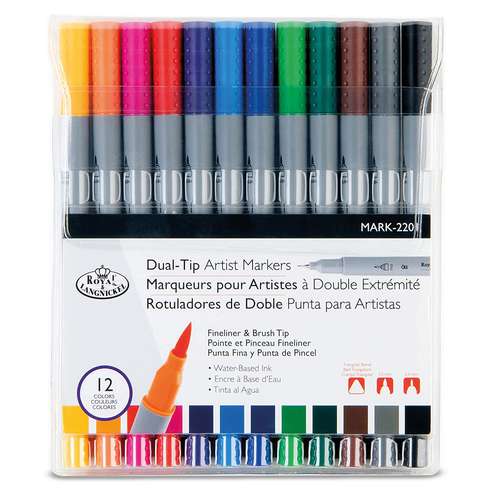 Royal & Langnickel® Dual-Tip Marker-Sets