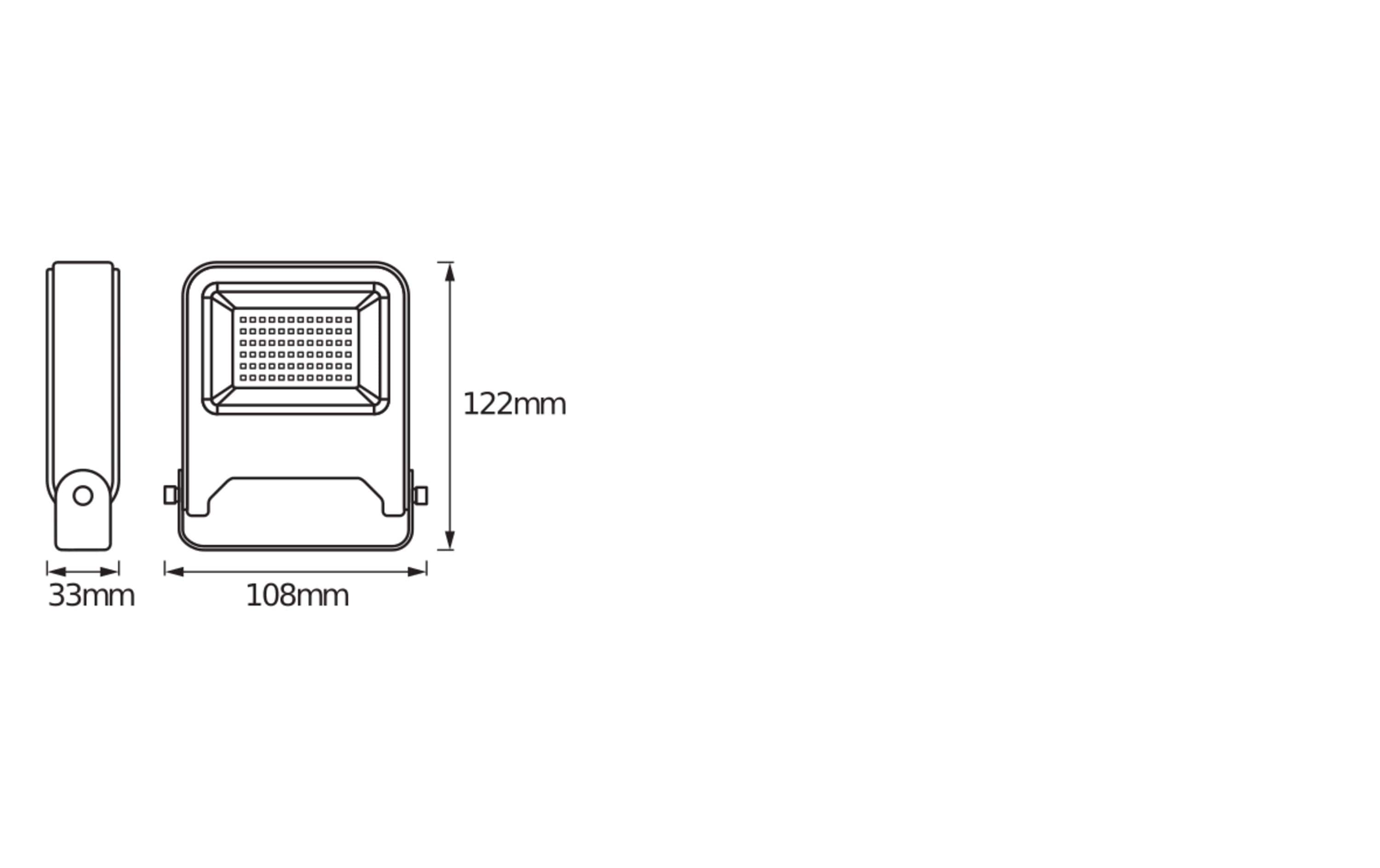 Scheinwerfer LED Endura Flood, 10 WAussenleuchte