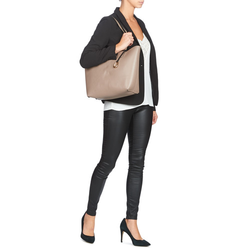 Lauren Ralph Lauren - MERRIMACK REVERSIBLE TOTE MEDIUM Negro / Topotea