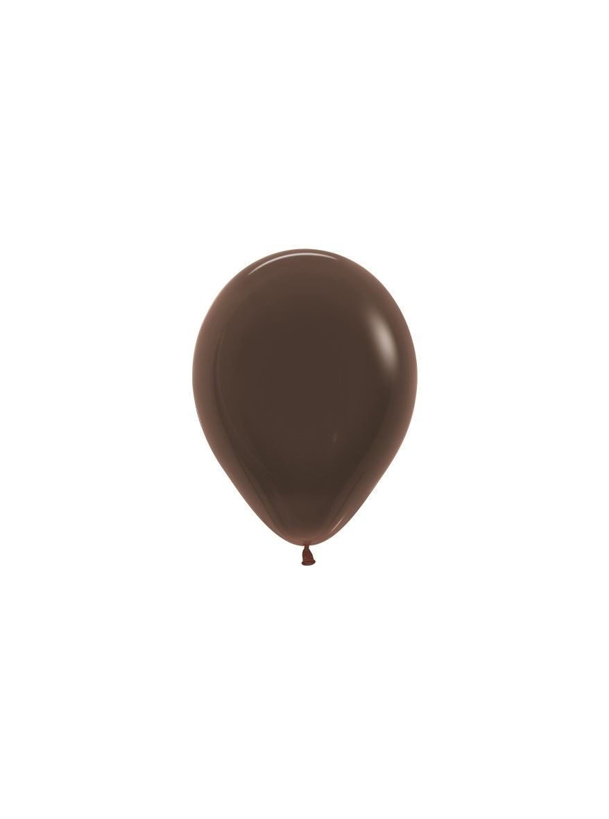 Ballonnen Chocolate Brown 12cm 50st